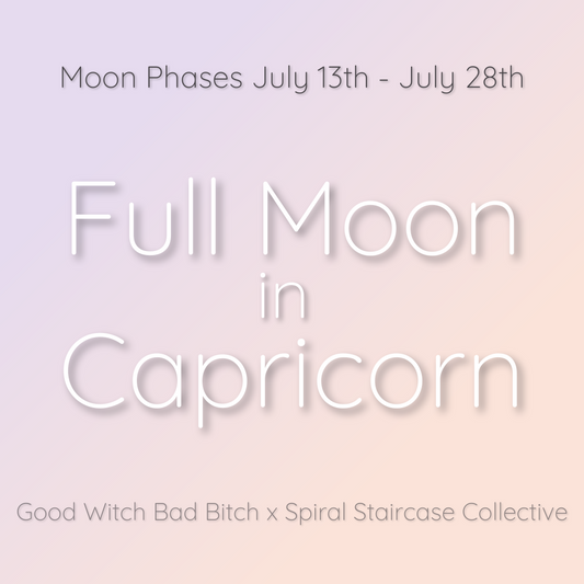 Moon Phases & Signs 7/13 - 7/28