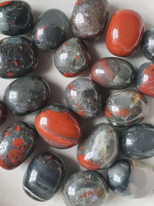 Large Bloodstone Pebbles